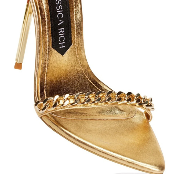 Jessica Rich Monaco Sandals Gold size 37 - Picture 3 of 9